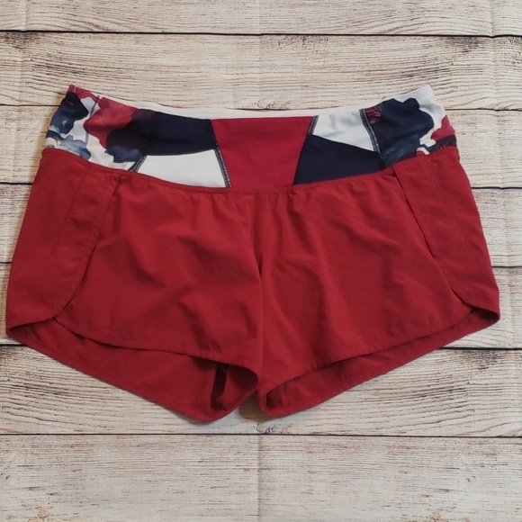 lululemon athletica Pants - Lululemon Athletica Floral Speed Shorts (8)